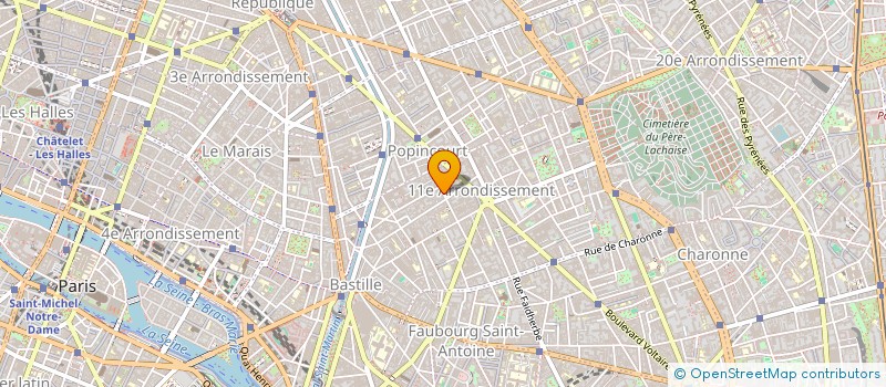 localisation de l'entreprise MONSIEUR VICTOR CHRISTOPHE  PARIS