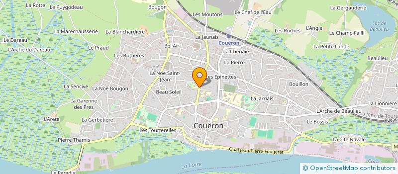 localisation de l'entreprise MONSIEUR VICTOR CLAVIER à COUERON
