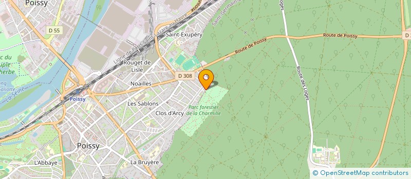 localisation de l'entreprise MONSIEUR VICTOR CLERC  POISSY