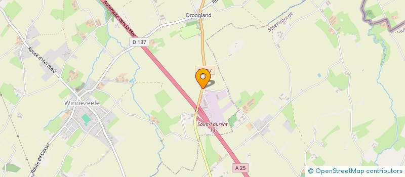 localisation de l'entreprise MONSIEUR VICTOR CNOCKAERT  WINNEZEELE