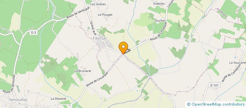 localisation de l'entreprise MONSIEUR VICTOR COCHET à SENOUILLAC