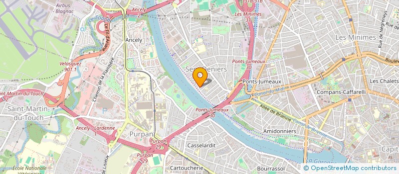 localisation de l'entreprise MONSIEUR VICTOR COMBEAU  TOULOUSE