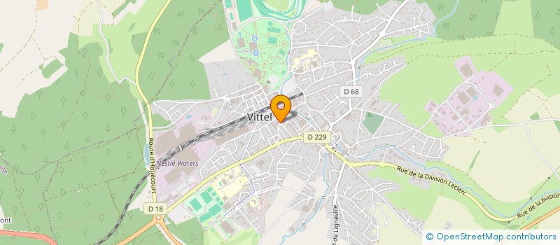 localisation de l'entreprise MONSIEUR VICTOR CONRARD à VITTEL