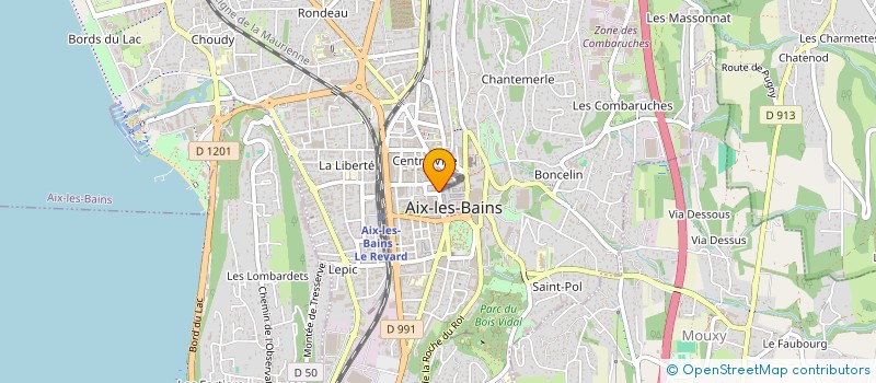localisation de l'entreprise MONSIEUR VICTOR CONTI à AIX-LES-BAINS
