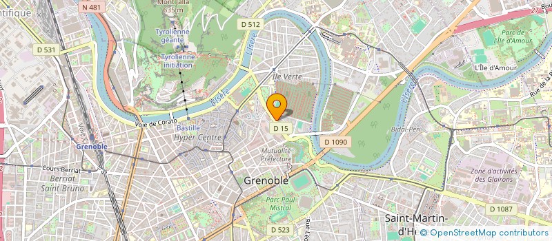 localisation de l'entreprise MONSIEUR VICTOR CORDEY  GRENOBLE