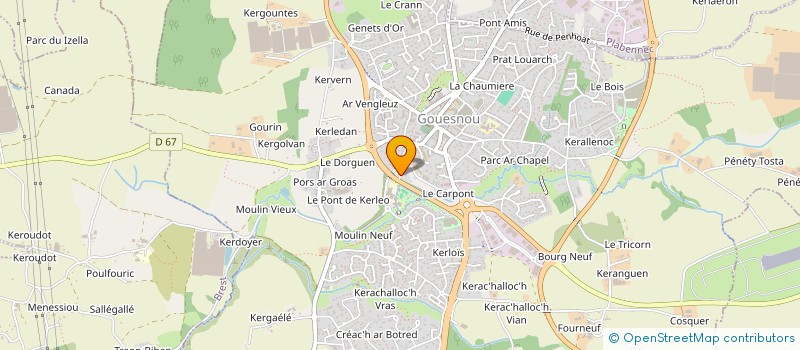 localisation de l'entreprise MONSIEUR VICTOR CORRE  GOUESNOU