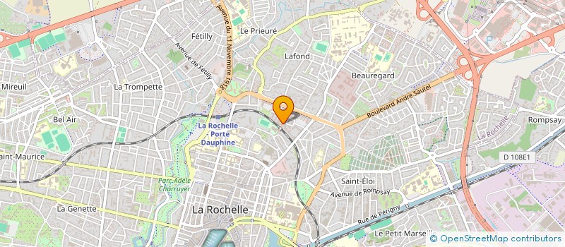 localisation de l'entreprise MONSIEUR VICTOR COUE  LA ROCHELLE