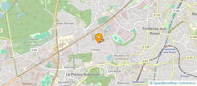 localisation de l'entreprise MONSIEUR VICTOR COURCOUX  LE PLESSIS-ROBINSON