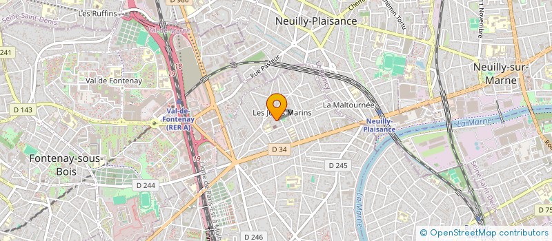 localisation de l'entreprise MONSIEUR VICTOR CRESPO  LE PERREUX-SUR-MARNE