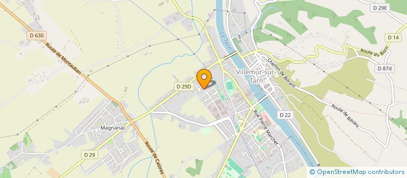 localisation de l'entreprise MONSIEUR VICTOR CYPRIEN  VILLEMUR-SUR-TARN