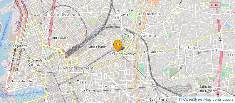 localisation de l'entreprise MONSIEUR VICTOR D'AILLAUD DE CASENEUVE à MARSEILLE