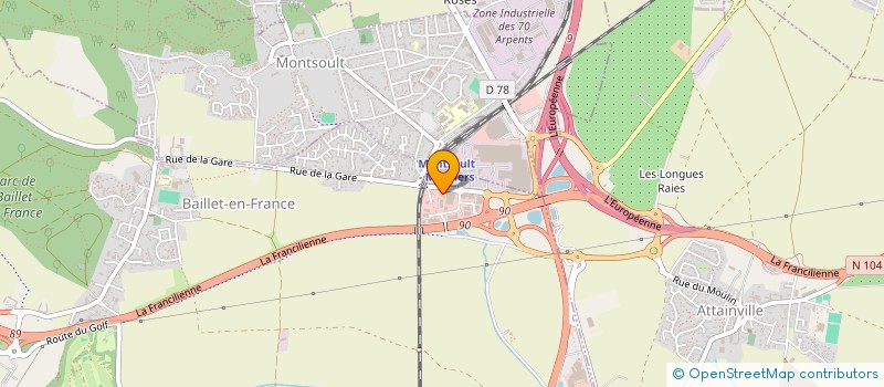 localisation de l'entreprise MONSIEUR VICTOR DA COSTA  BAILLET-EN-FRANCE