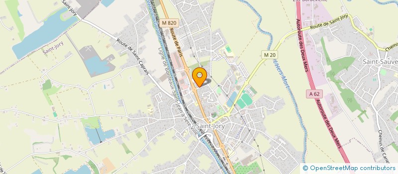 localisation de l'entreprise MONSIEUR VICTOR DA COSTA LIMA  SAINT-JORY