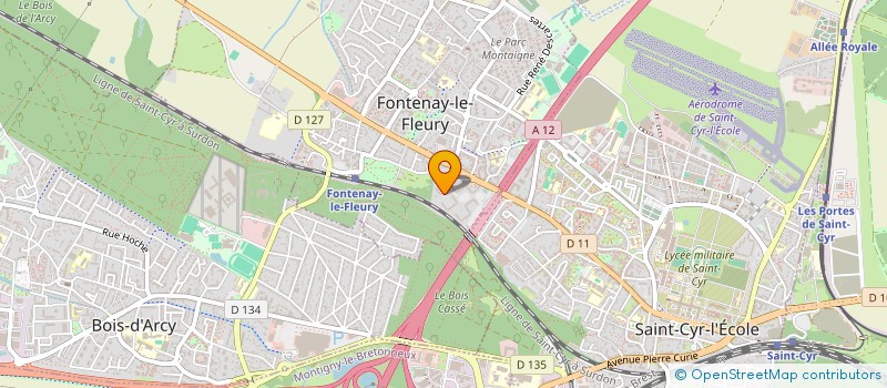 localisation de l'entreprise MONSIEUR VICTOR DA CRUZ à FONTENAY-LE-FLEURY
