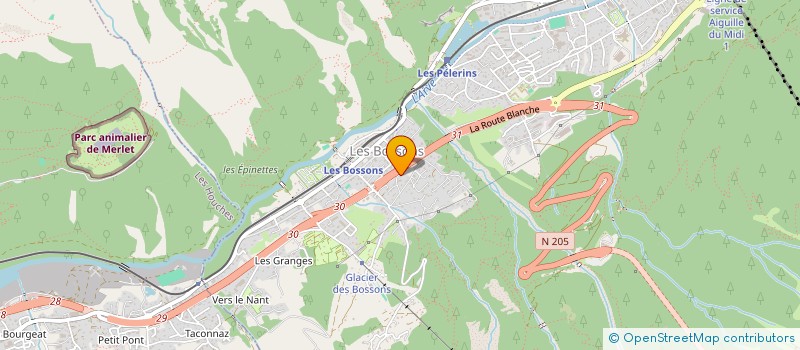 localisation de l'entreprise MONSIEUR VICTOR DA-MOTA  CHAMONIX-MONT-BLANC