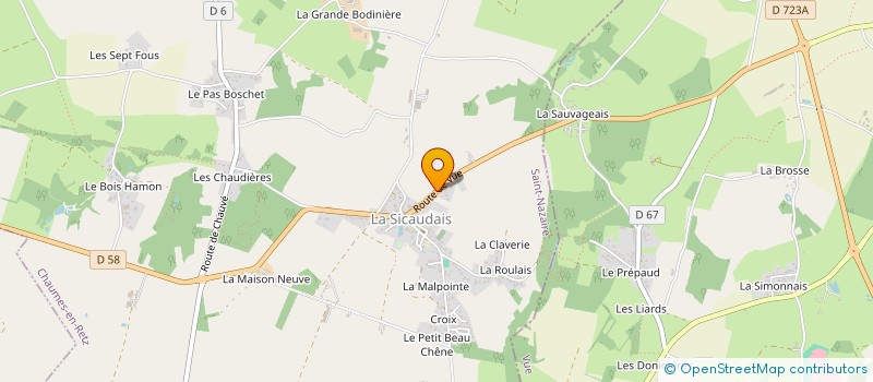 localisation de l'entreprise MONSIEUR VICTOR DA SILVA DE MATOS à CHAUMES-EN-RETZ