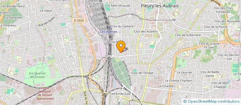 localisation de l'entreprise MONSIEUR VICTOR DABIER à FLEURY LES AUBRAIS