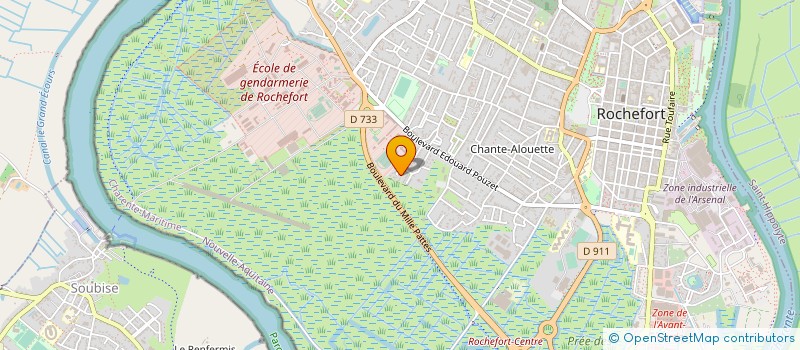 localisation de l'entreprise MONSIEUR VICTOR DANIEL  ROCHEFORT