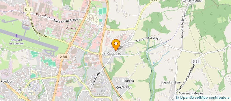 localisation de l'entreprise MONSIEUR VICTOR DANIEL  LANNION