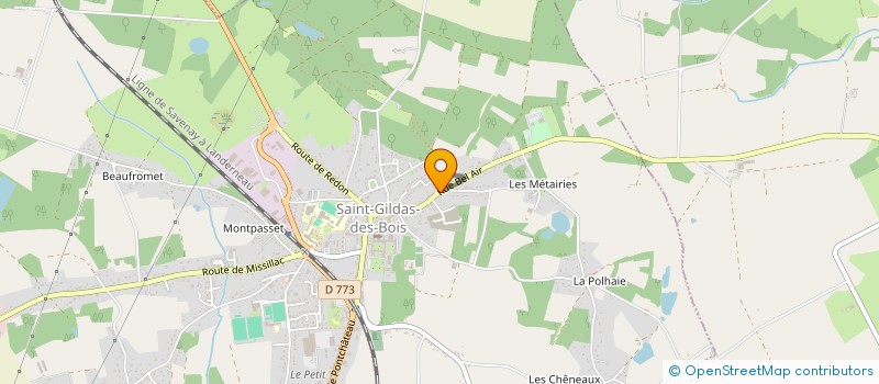 localisation de l'entreprise MONSIEUR VICTOR DE GEA  SAINT-GILDAS-DES-BOIS