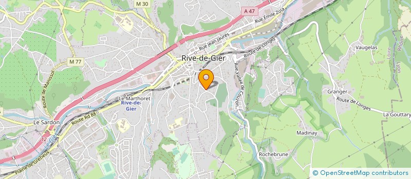 localisation de l'entreprise MONSIEUR VICTOR DE JESUS NUNES à RIVE-DE-GIER