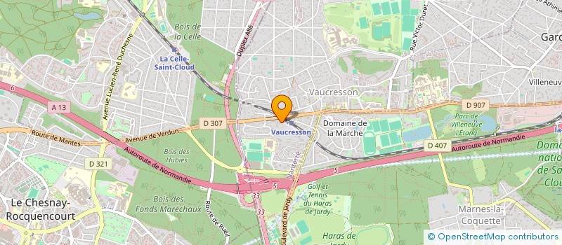 localisation de l'entreprise MONSIEUR VICTOR DE MIOLLIS  VAUCRESSON