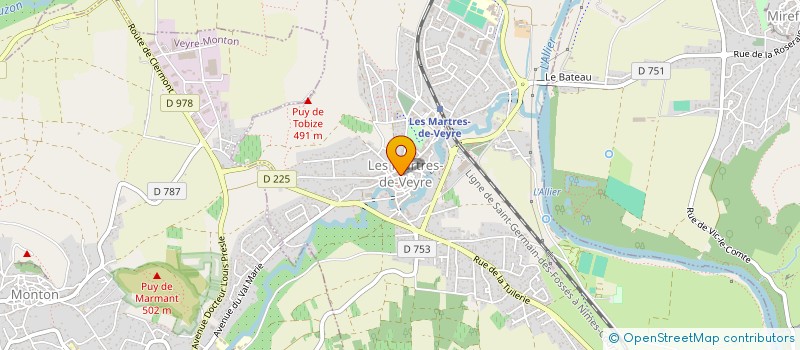 localisation de l'entreprise MONSIEUR VICTOR DE OLIVEIRA à LES MARTRES-DE-VEYRE