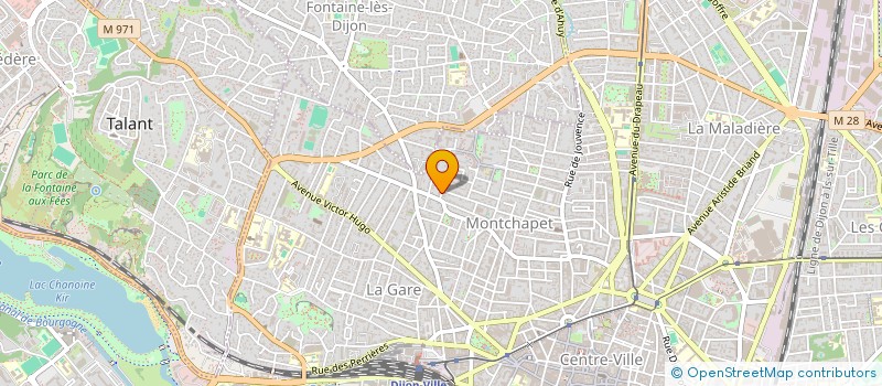 localisation de l'entreprise MONSIEUR VICTOR DE RANCOURT à DIJON