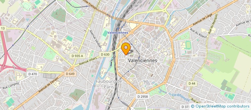 localisation de l'entreprise MONSIEUR VICTOR DE WITTE à VALENCIENNES