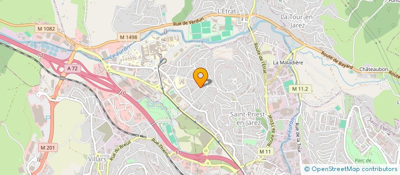 localisation de l'entreprise MONSIEUR VICTOR DEBATISSE  SAINT-PRIEST-EN-JAREZ