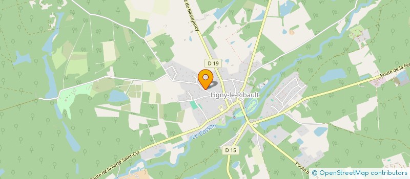 localisation de l'entreprise MONSIEUR VICTOR DEBRAIS à LIGNY-LE-RIBAULT