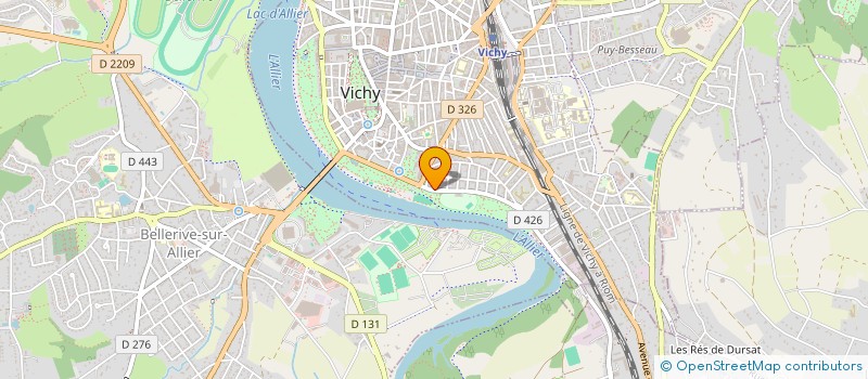 localisation de l'entreprise MONSIEUR VICTOR DECLOITRE à VICHY