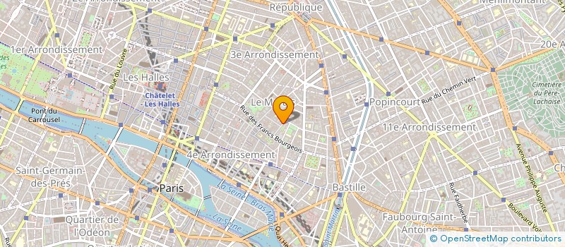 localisation de l'entreprise MONSIEUR VICTOR DECRION à PARIS
