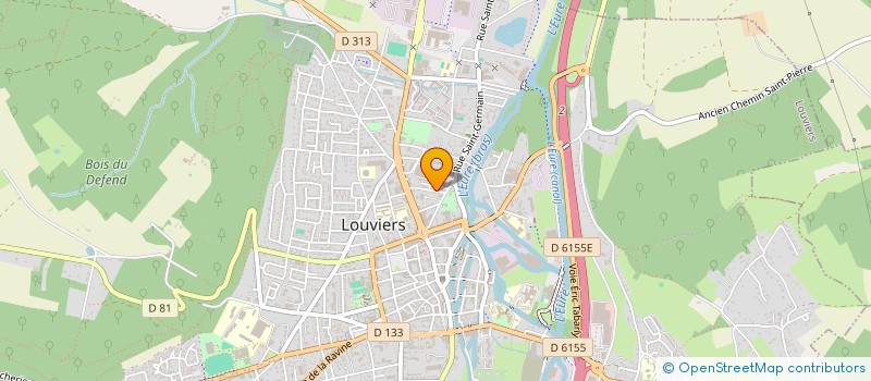 localisation de l'entreprise MONSIEUR VICTOR DEFER à LOUVIERS