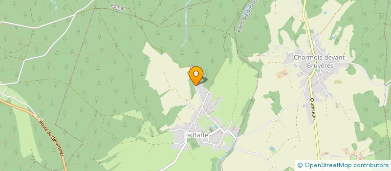 localisation de l'entreprise MONSIEUR VICTOR DEFRANOUX  LA BAFFE