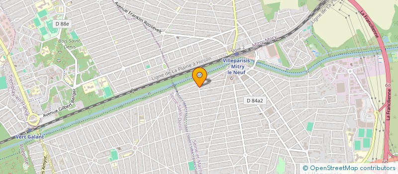 localisation de l'entreprise MONSIEUR VICTOR DELANNE  VILLEPARISIS