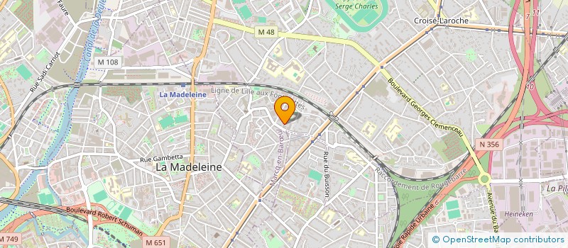 localisation de l'entreprise MONSIEUR VICTOR DELATTRE à MARCQ-EN-BARŒUL