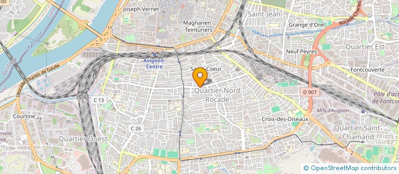 localisation de l'entreprise MONSIEUR VICTOR DELETTRE  AVIGNON