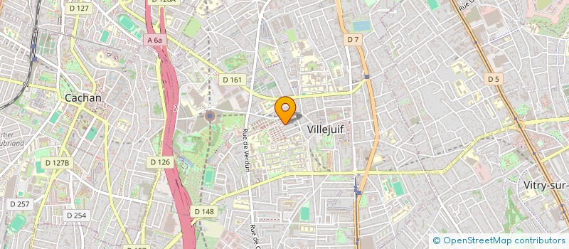 localisation de l'entreprise MONSIEUR VICTOR DELMAS  VILLEJUIF