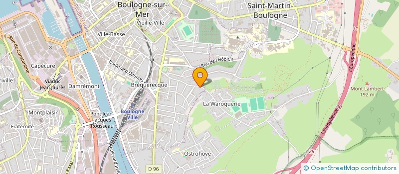 localisation de l'entreprise MONSIEUR VICTOR DELMON à BOULOGNE-SUR-MER