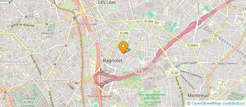 localisation de l'entreprise MONSIEUR VICTOR DEMANGE à BAGNOLET