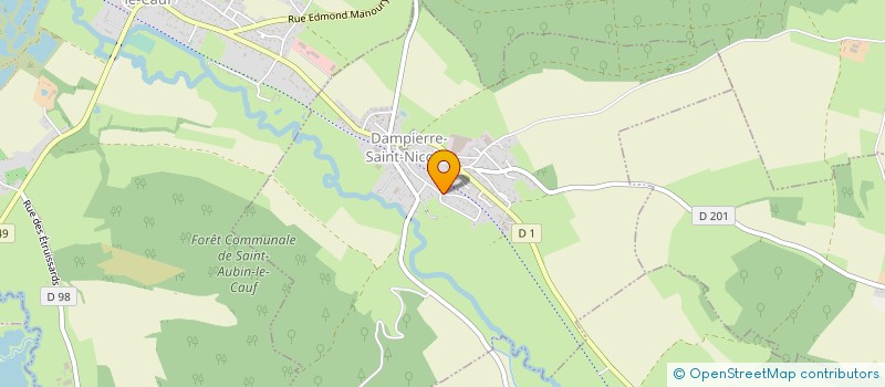 localisation de l'entreprise MONSIEUR VICTOR DENIS  DAMPIERRE-SAINT-NICOLAS