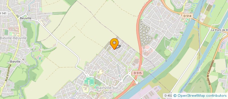 localisation de l'entreprise MONSIEUR VICTOR DERMOUCHERE  BLAINVILLE-SUR-ORNE