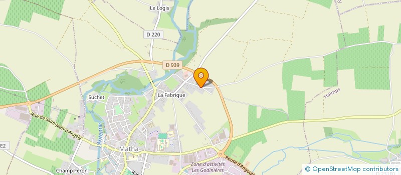 localisation de l'entreprise MONSIEUR VICTOR DERNET  MATHA