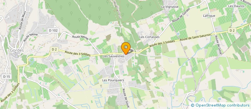 localisation de l'entreprise MONSIEUR VICTOR DESCAMPS  GORDES