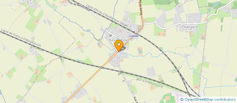 localisation de l'entreprise MONSIEUR VICTOR DESOMBRE  OXELAERE