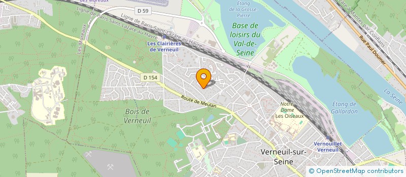 localisation de l'entreprise MONSIEUR VICTOR DESREUMAUX  VERNEUIL-SUR-SEINE