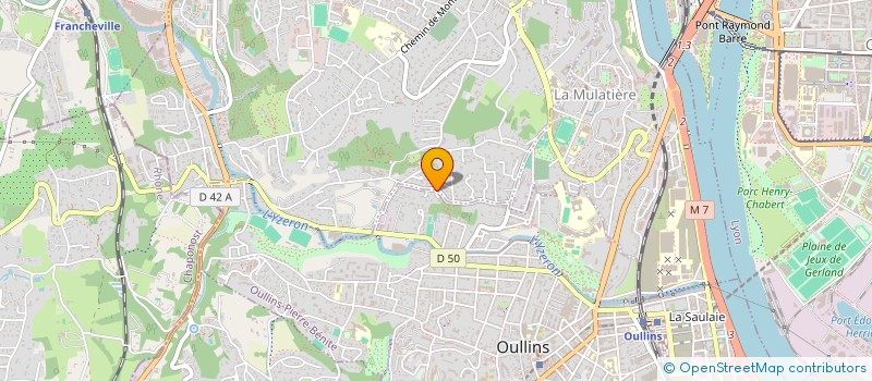 localisation de l'entreprise MONSIEUR VICTOR DEVEZE  OULLINS-PIERRE-BENITE