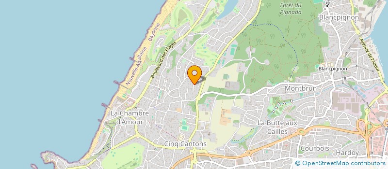 localisation de l'entreprise MONSIEUR VICTOR DEWEERDT  BIARRITZ