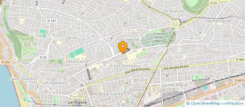 localisation de l'entreprise MONSIEUR VICTOR DHAUSSY à LE HAVRE